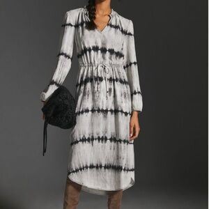 Cloth & Stone Drawstring Midi Dress